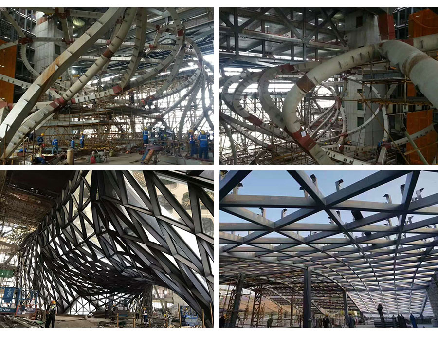 酒店玻璃鋁板幕墻工程內部結構