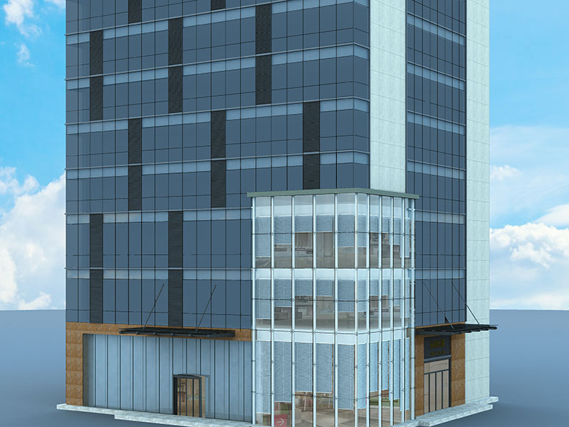 辦公樓玻璃幕墻改造公司